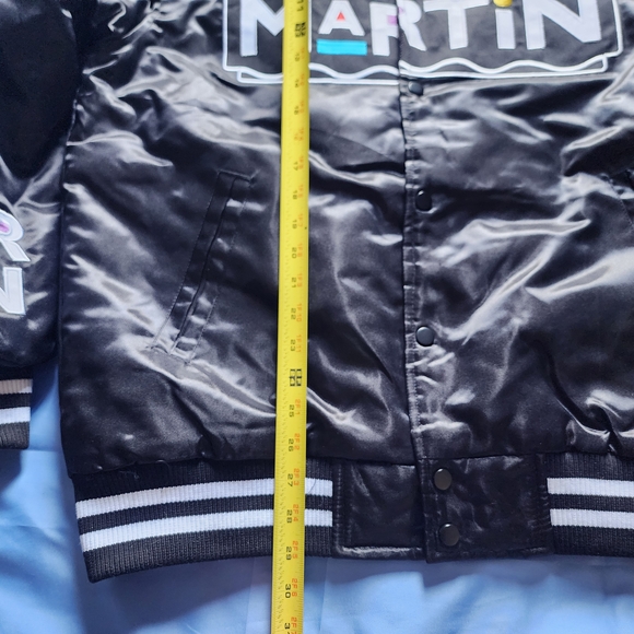 HEADWEAR CLASSICS MEN'S MARTIN LAWRENCE SATIN JACKET BLACK SIZE XLARGE NEW!!!! - Picture 9 of 14